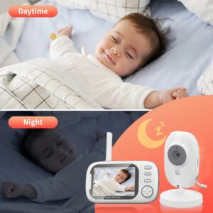 Cdycam جديد 3.5 بوصة فيديو لاسلكي مراقبة الطفل للرؤية الليلية مراقبة درجة الحرارة 2 طريقة الصوت الحديث الطفل مربية كاميرا الأمن